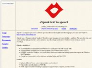 eSpeak text to speech